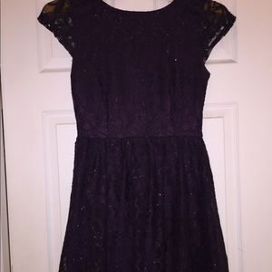 Speecklers Purple Glittery Dress